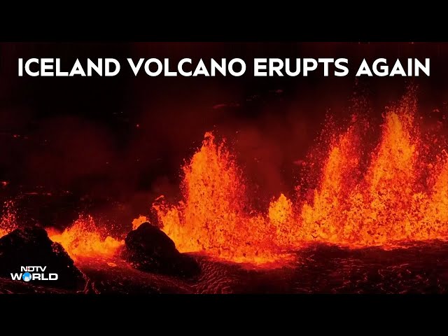 Iceland Volcano | Iceland’s Reykjanes Peninsula Hit by 7th Volcanic Eruption Since December