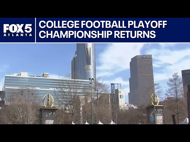 Atlanta hosting College Football Playoff National Championship for 2nd time