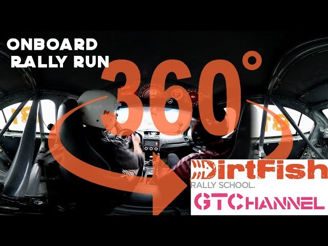 360° VR On Board:   Dirtfish Rally School - Ultimate Run w/ Stephen Papadakis