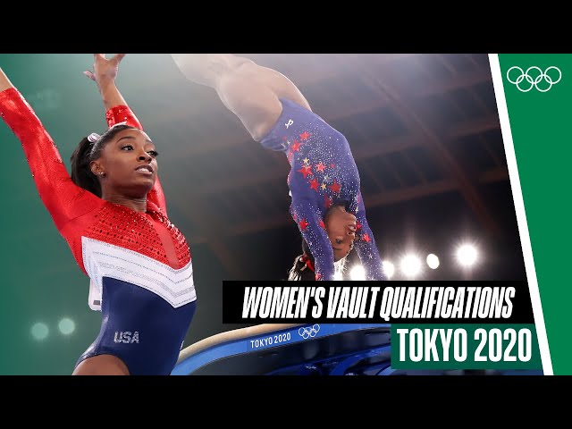 Women's Vault #Tokyo2020 qualifications! 🤸🏽