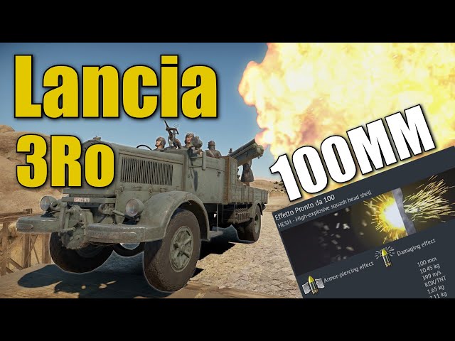 HESH at 1.7 BR!!! - Lancia 3Ro - War Thunder Clip Compilation