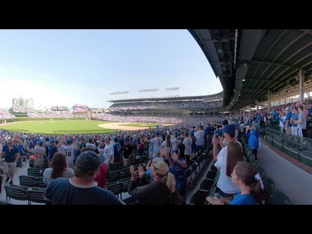 Wrigley Field - Chicago Cubs Fly the W in 360