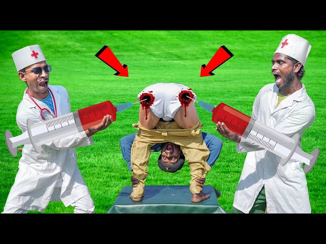 Intelligent Doctor New Trending Funny Video 2024Must Watch Top Funniest Comedy Video 2024 Injection