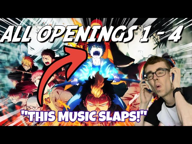 A JoJo fan reacts to all Blue Exorcist openings | Adam the Beast reaction