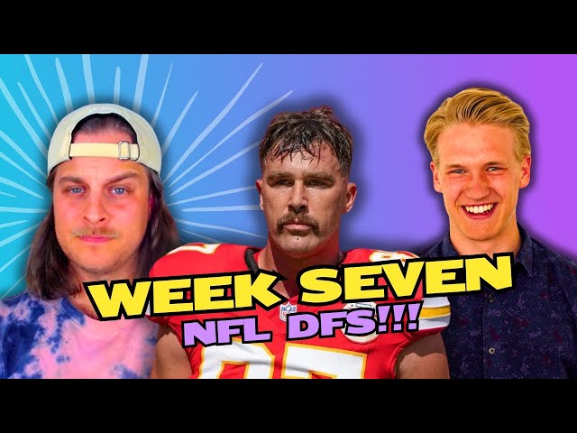 Week Seven NFL DFS DraftKings Game-By-Game Fantasy Football Breakdown w/ Jakob Sanderson