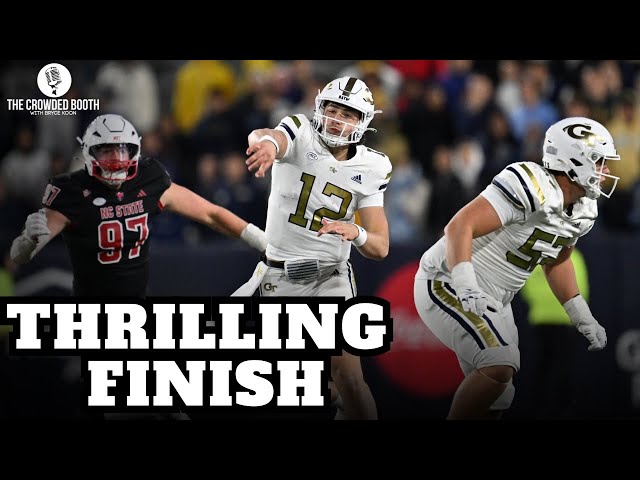 REACTION: Georgia Tech knocks off NC State in a last-minute thriller