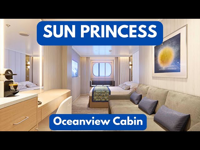 Sun Princess Premium Oceanview Cabin Tour- Cabin 5441