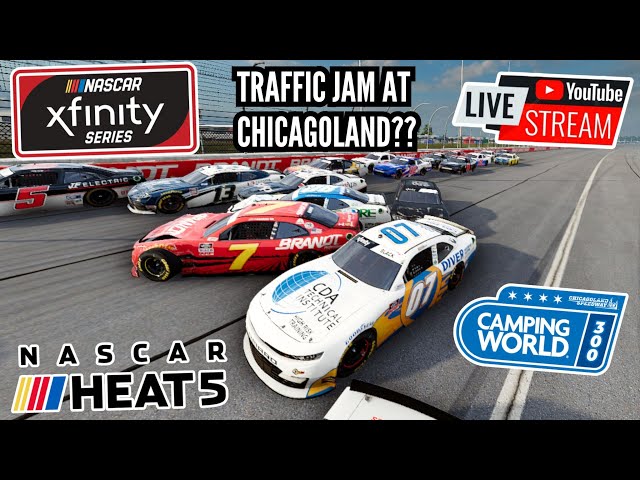 🔴LIVE! THE WHOLE FIELD WAS STOPPED ON THE BACKSTRECH!.... | NASCAR Heat 5