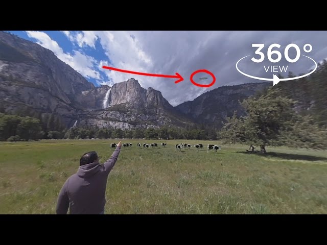 360° UFO Sighting at Yosemite Park Caught on 4K 360 Video Camera!