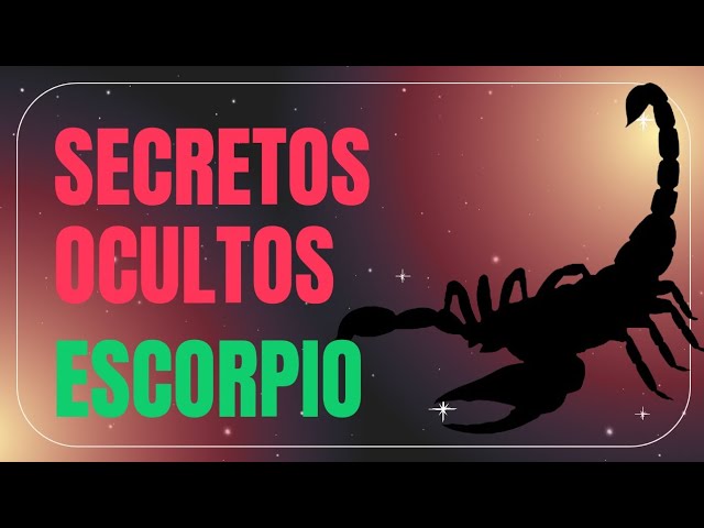 Escorpio ♏️ El signo más misterioso del zodiaco