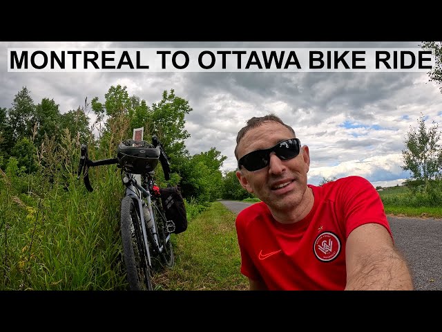 Cycling 200km from Montreal to Ottawa - a spectacular ride! (except for Rigaud, QC...)