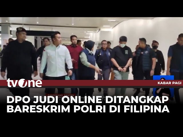 Satu DPO Kasus Judol Ditangkap di Filipina | Kabar Pagi tvOne