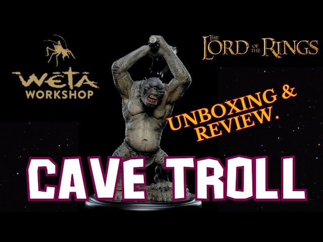 🔴 UNBOXING & Review of The Cave Troll miniature by Weta Workshop!! #lotr #wetaworkshop