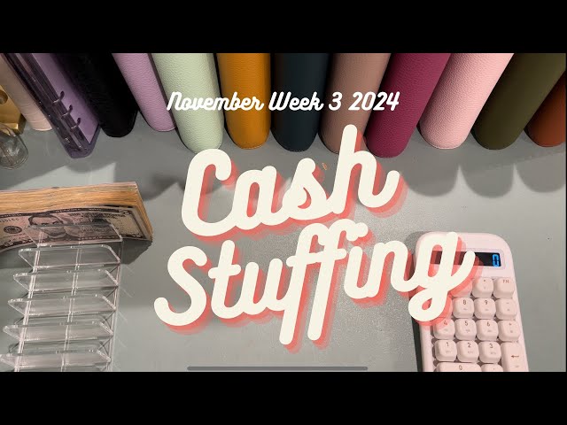 Cash Stuffing | November week 3 2024 | Saving Challenges