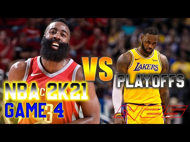 NBA 2K21 - Los Angeles Lakers vs Houston Rockets - Game 4 - SEMIFINALS - September, 10 - FULL GAME