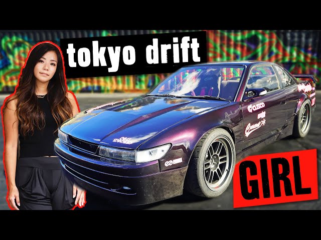 Pro Drifter from Japan Tries her First V8!