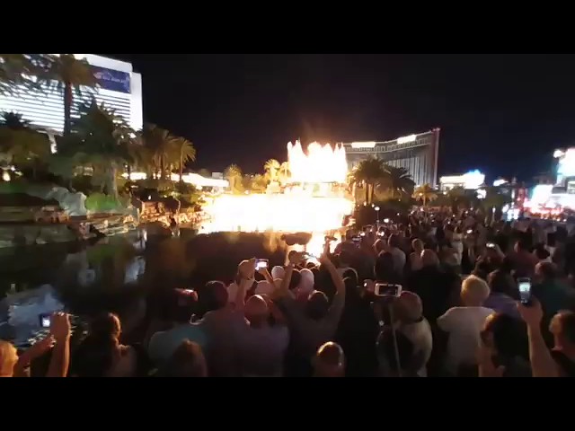 Volcano Las Vegas Full Experience - Show Time at Mirage (VR 180 3D Video)