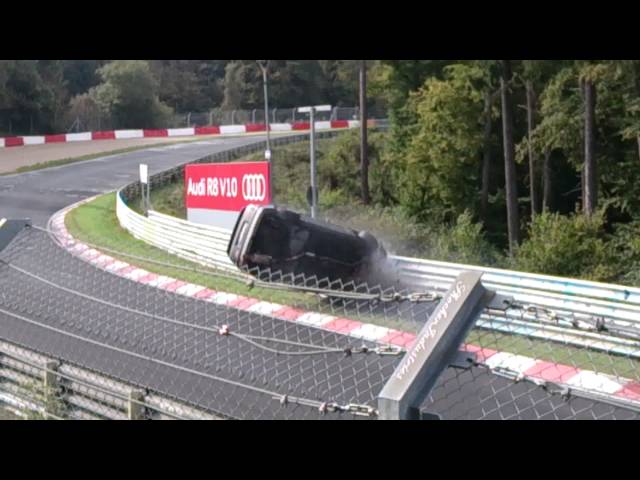 Nurburgring Nordschleife 28.09.2014 Opel Kadett Gsi Crash Planzgarten Rollover Uberschlag