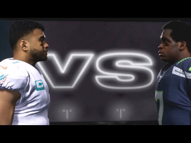 Madden NFL 25 - Miami Dolphins (2-0) Vs Seattle Seahawks (1-1) Simulation PS5 Gameplay Week 3