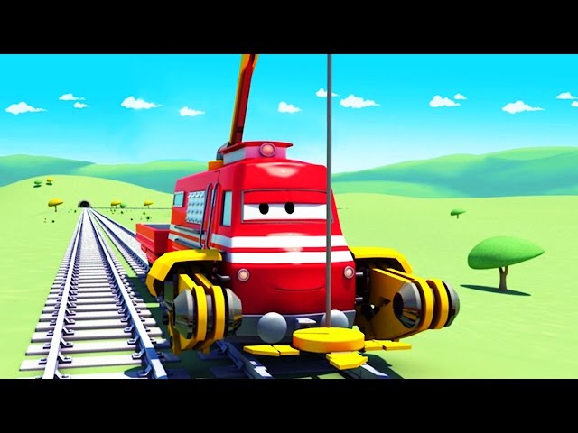 Troy el Tren 🚆 y el camión creanieve 🚚 en Auto City | Dibujos animados para niños