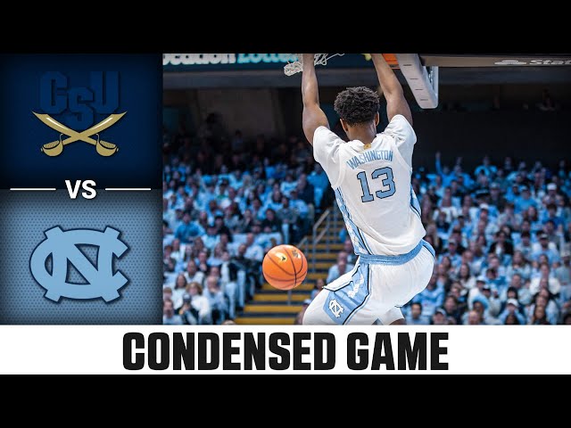 Charleston Southern vs. North Carolina Condensed Game | 2023-24 ACC Men’s Basketball