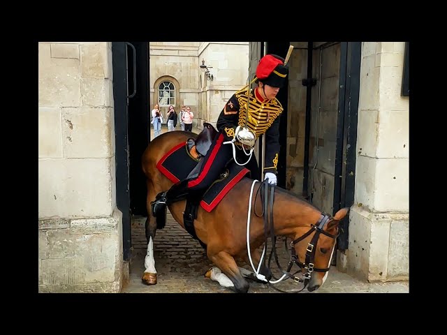 When The Kings Guards Show INCREDIBLE HORSEMANSHIP From Scared Horses