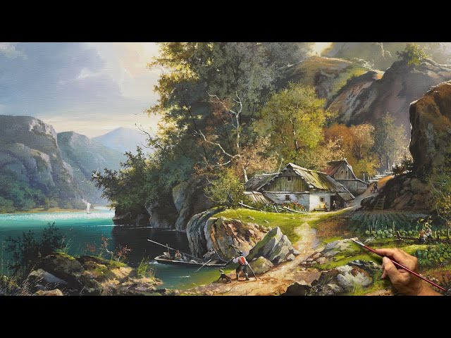 Painting Acrylic Landscapes. Artist - Viktor Yushkevich - Best pictures