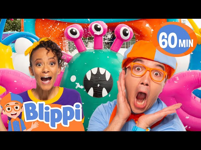 Blippi and Meekah’s Sea Foam Party - Blippi | Educational Videos for Kids