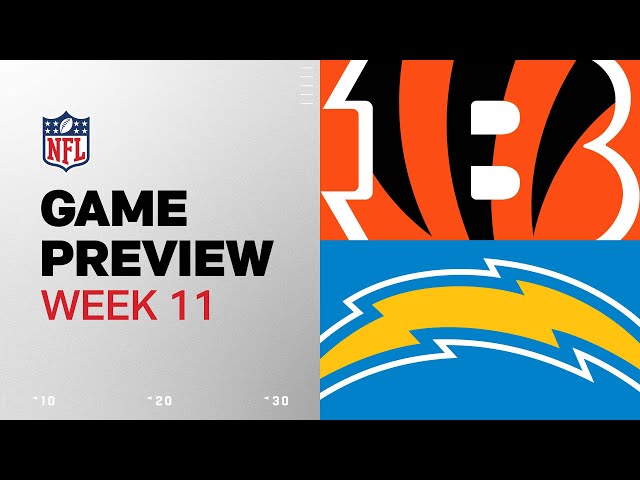 Cincinnati Bengals vs. Los Angeles Chargers | 2024 Week 11 Game Preview