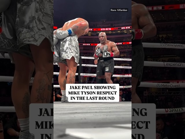 Jake Paul showing Mike Tyson Respect #PaulTyson #razaalfardanvlogs #miketyson #paul