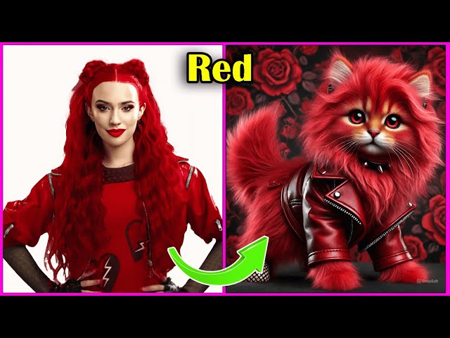 DESCENDANTS THE RISE OF RED CHARACTERS  As KITTY CAT 😾😿🙀