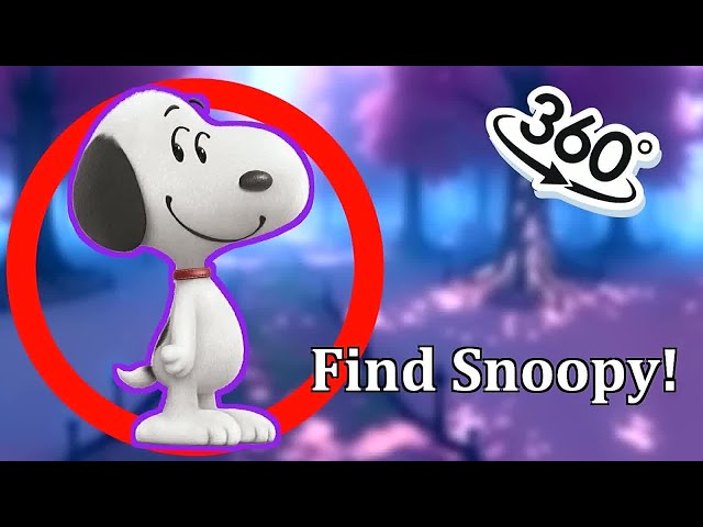 Snoopy 360° - Finding Challenge | VR/360°