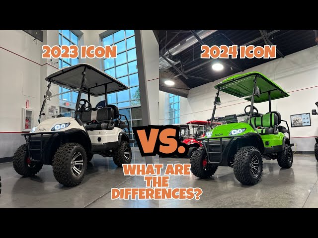 2023 ICON VS. 2024 ICON: WHAT ARE THE DIFFERENCES? | Dean Team Golf Carts