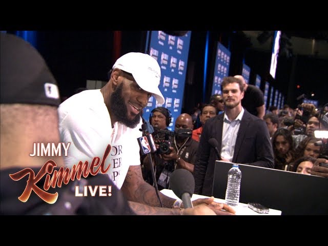 Guillermo at NBA All-Star Media Day 2018 – Finding LeBron