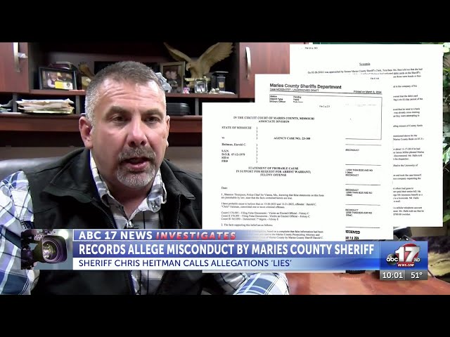 Records allege misconduct by Maries County Sheriff; Heitman calls claims ‘lies’