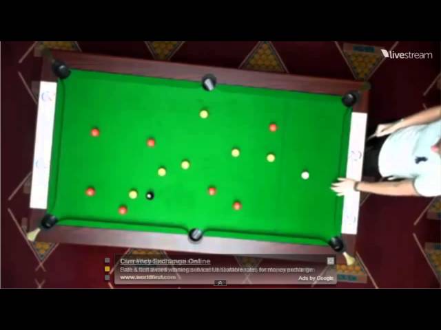 Scottish Singles Eightball Pool Final 2012 (World Rules)