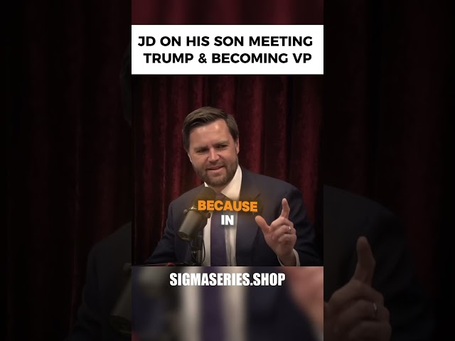 JD Vance on his son finding out he is VP before him #jdvance #joerogan #sigmaseries