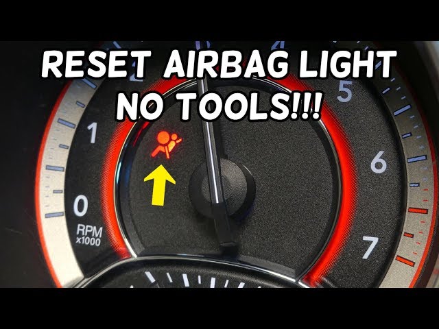 HOW TO RESET AIRBAG LIGHT NO TOOLS REQUIRED DODGE CHRYSLER JEEP FIAT