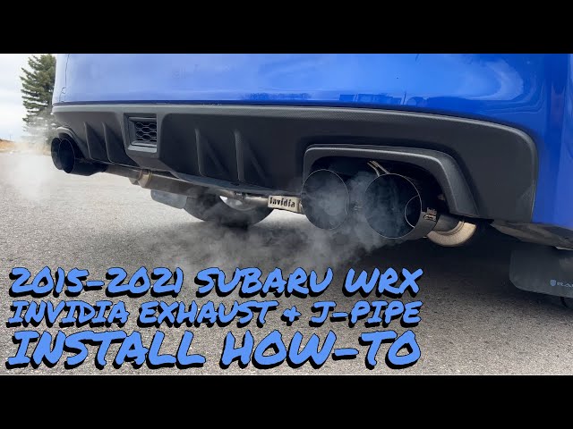 2015-2021 Subaru WRX Invidia Exhaust & J Pipe Install