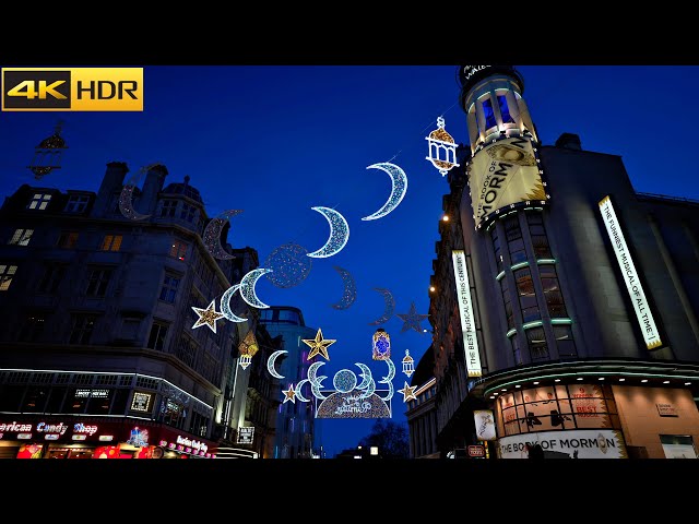 Ramadan London Lights on | Mayor Sadiq Khan inaugurated Ramadan Lights on [4K HDR]