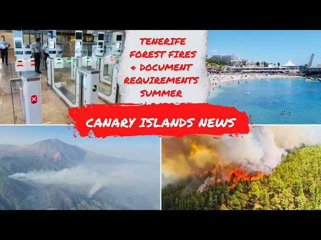 Canary Islands News Update: UK document requirements, Tenerife forest FIRES & Covid-19 rates 🗞