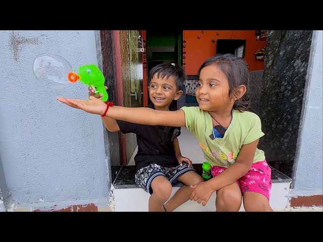 माऊली ची bubble gun वरून झालं भांडण 😳