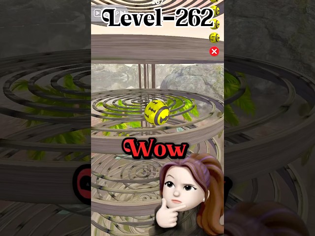 Rollance advanture balls level 262 pass #gameplay #gaming #games #ballgame #shorts #viralvideo