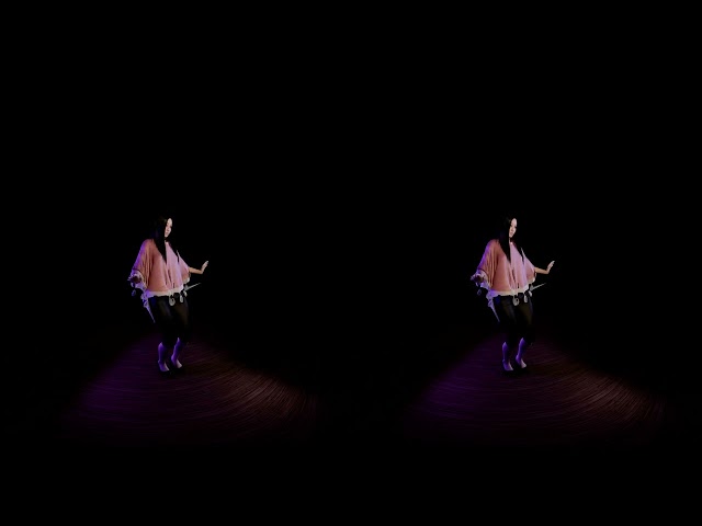 Belly dance (VAM  stereoscopic 3d render) #vr180