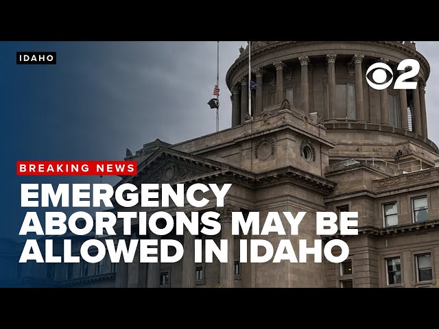 BREAKING: US Supreme Court poised to allow emergency abortions in Idaho