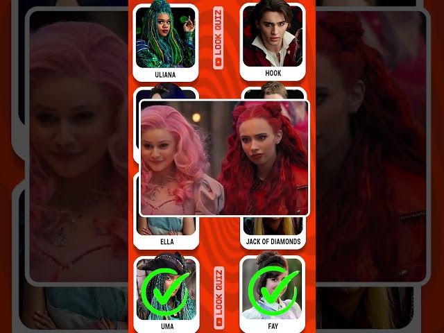 Guess Who's SINGING 🎶 Descendants: The Rise of Red ❤️ Red, Mal, Evie, Carlos, Jay, Chloe Uliana, ...