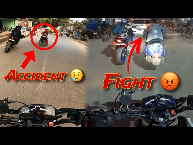 Hyper ride in Varanasi 🥶// accident with papa ki pari 🧚//#varanasi #papakipari #accident