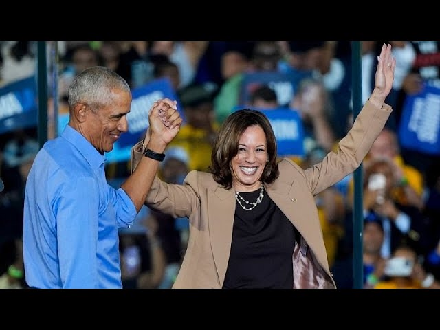 Kamala Harris and Barack Obama target black voters in key battleground state of Georgia