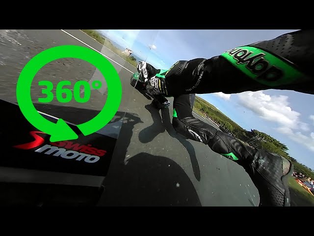 Horst Saiger's Senior Spill | Isle of Man TT 2017 | 360 degree view!