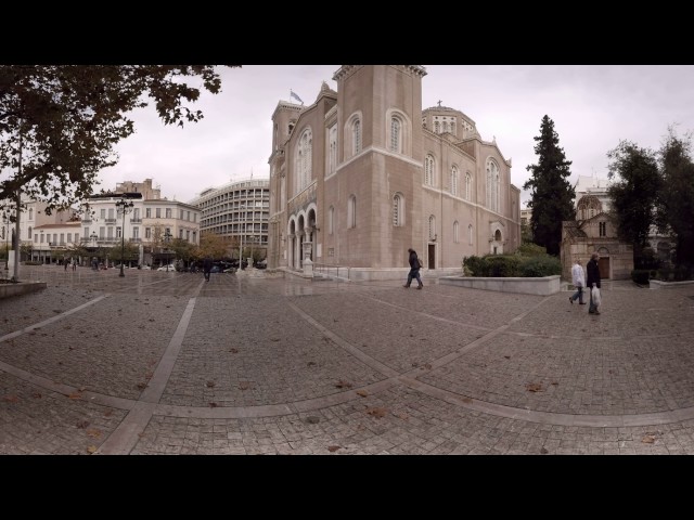 360 video: Metropolitan Cathedral, Athens, Greece